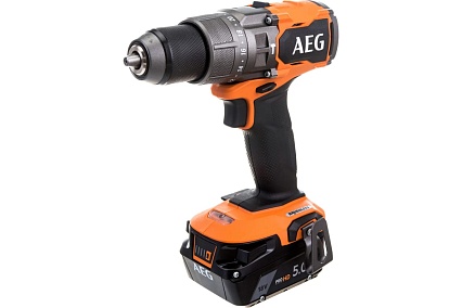 Бесщеточная аккумуляторная ударная дрель-шуруповерт AEG 18В BSB18C3BL-502C 4935478939