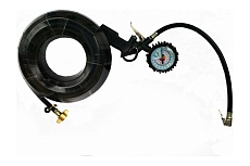 Шланг подкачки колес с манометром и пистолетом Дали-Авто 6 м, 20 атм DA-01340