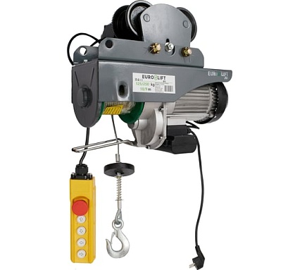 Электрическая передвижная таль EURO-LIFT KX 250 00016928 (18 м/9 м, 125 кг/250 кг, 220 В)