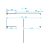 Душевая дверь RGW Passage PA-02 80x185 прозрачное