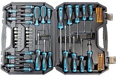 Набор отверток и головок Smartbuy реверс, PH, PZ, SL, Torx, HEX, S, 4-12 мм, Cr-V, 100 штук SBT-SCN-100P1