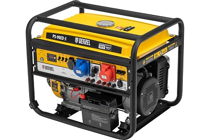 Бензиновый генератор Denzel PS 90 ED-3, 9,0кВт 946944