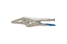 Зажимные клещи Hoegert Technik удлиненные прямые губки, 225 мм HT1P384