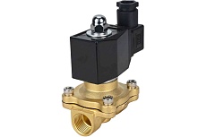 Электромагнитный клапан DN.ru двухходовой VS2W-300E-NC Ду6 Ру10 латунь, EPDM 24В DC D130-01745