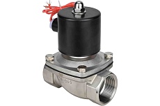 Электромагнитный клапан DN.ru двухходовой VS2W-101V-NC Ду50 Ру10 сталь, VITON 220B AC D130-01639