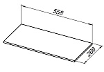 Полка для стеллажа Allen Brau Liberty 60 см, grey structure 1.33010.G-S
