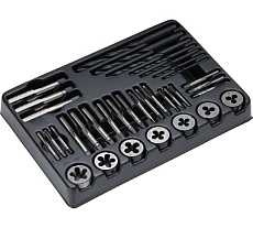 Резьбонарезной набор Bucovice Tools М3-М12 115CRV3 40пр 330120