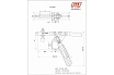 Зажим с горизонтальной рукоятью HS CLAMP HS-20820
