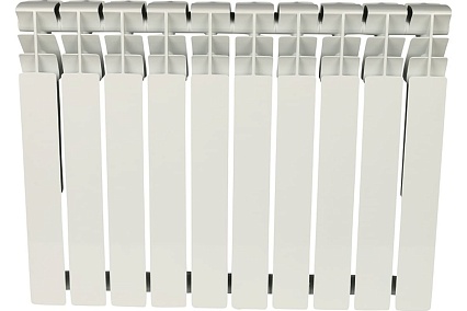 Алюминиевый радиатор Rommer Plus 500 10 секций RAL9016 89566