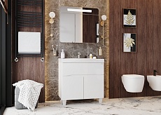 Мебель для ванной Onika Стрим 80 см белый