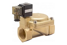 Клапан электромагнитный РОСМА СК-11-ВД Ду50, Ру16, латунь, НЗ, непрямой, мембрана NBR 220В D130-03583