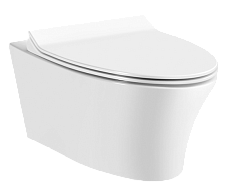 Подвесной унитаз CeramaLux CL2100 с сиденьем микролифт