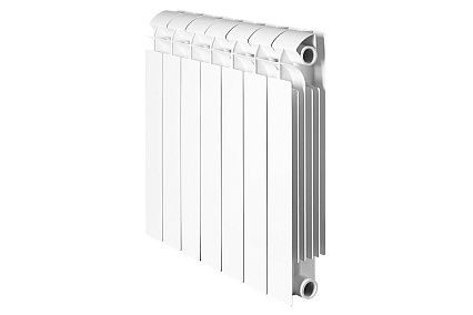 Биметаллический радиатор Global STYLE PLUS 350 12 секций боковое подключение RAN30G155H82OC