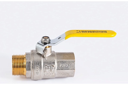 Шаровой кран для газа PROFACTOR PF GAS ручка рычаг, в/н 1 дюйм PF GBV 347