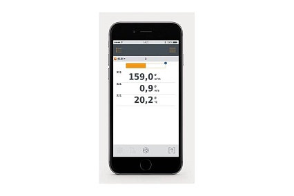 Анемометр с крыльчаткой Testo 410i с поверкой 0560 1410П
