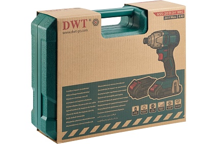 Ударный аккумуляторный шуруповерт DWT ass-20 d-2h bmc 5.2.54