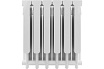 Алюминиевый радиатор Rommer Profi 500 AL500-80-80-100 6 секций RAL9016 82483