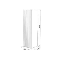 Шкаф пенал Iddis Bild 30 см дуб светлый BIL30V0i97