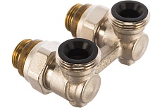 Угловой узел Watts нижнего подключения радиаторов ECK 10001886