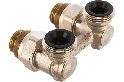 Угловой узел Watts нижнего подключения радиаторов ECK 10001886