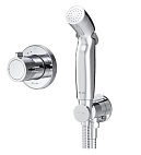 Смеситель Am.Pm X-Joy с термостатом, монтируемый в стену с гигиеническим душем F0H85A400