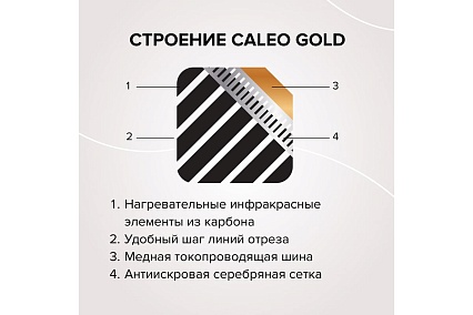 Комплект теплого пола Caleo gold 170-0,5-10 c терморегулятором sm931 0К-00001033