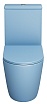 Унитаз-компакт Grossman Color GR-4480BSMS безободковый, голубой матовый