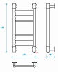 Полотенцесушитель электрический Energy Ergo2 P EETRERGO2P653 30x65 хром