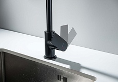 Смеситель для кухни Aquatek Лира AQ1480MB черный матовый