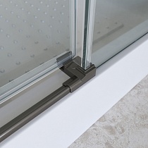 Душевой уголок BelBagno MARINO-2-AH-2-120/90-C-GM 120x90 прозрачный, оружейная сталь