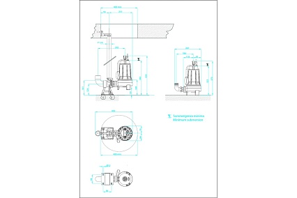 Погружной фекальный насос Dreno Pompe COMPATTA 2 T 2000010
