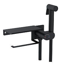 Смеситель RGW SP-221B с гигиеническим душем, черный 581408221-04