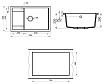 Кухонная мойка Point Велета PN3002W 78 см белый