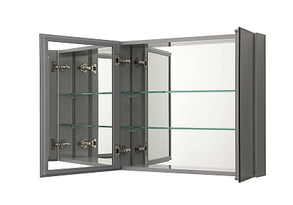 Зеркальный шкаф Aquatek 63x66 см хром AQ7608-MC