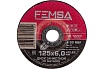 Диск шлифовальный по металлу ST 125x6.0x22 мм FEMSA 1401001101