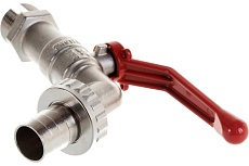 Шаровой кран IVANCI Superior, ручка-рычаг, водоразборный 3/4&quot; IVC.100051.N.04