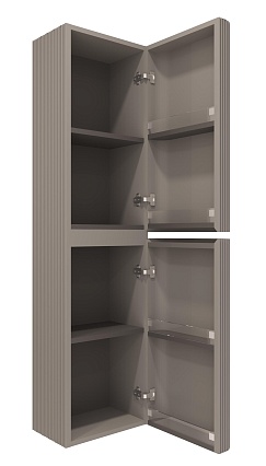 Шкаф пенал Vincea Alto 40 см светло-серый матовый, правый VSC-4A150MG-R