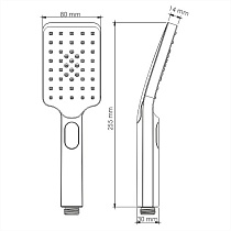 Душевая лейка WasserKRAFT A126