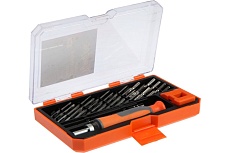 Набор для точных работ Тундра сталь S2, в кейсе, с магнитайзером, 32 предмета 7644101