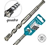 Бур Quadro 14х160 мм, SDS-plus, 4 грани RENNBOHR 511416