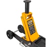 Подкатной гидравлический домкрат JCB на резиновых колесах в комплекте с удлинителями 2.5т, h min 140мм, h max 677мм, удлин.76x54мм 2 шт., колеса 150/200мм JCB-TH32506S(57362)