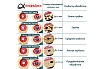 Обдирочно-шлифовальный диск по дереву Альфадиск Альфа 125*22,23/X-lock плоский Стронг 4 Нормал 7031