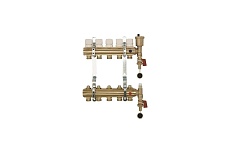Коллекторная группа Imperial 1x3/4EK- 5 выходов, воздухоспускник, сливной кран Италия 800.05
