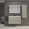 Тумба с раковиной Style Line Манхэттен 100 см олива