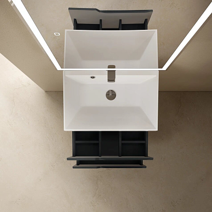 Тумба с раковиной AQUAme S3 60 см