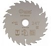 Диск пильный с тефлоновым покрытием по дереву Profi plus 140x1.2/1.8x20/16/12 мм, 24Т CUTOP 75-14024Т
