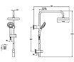 Душевой набор VitrA System Rain и Flo S A49234EXP