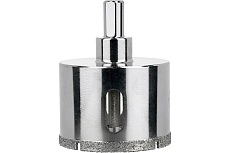 Коронка алмазная по керамограниту и керамике с центрирующим сверлом 55 мм Diamond Industrial DIDCSC055
