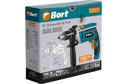 Ударная дрель Bort BSM-900N 93413144