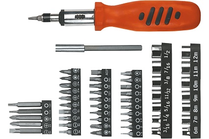 Набор насадок с держателем Top Tools 52шт. 39D357